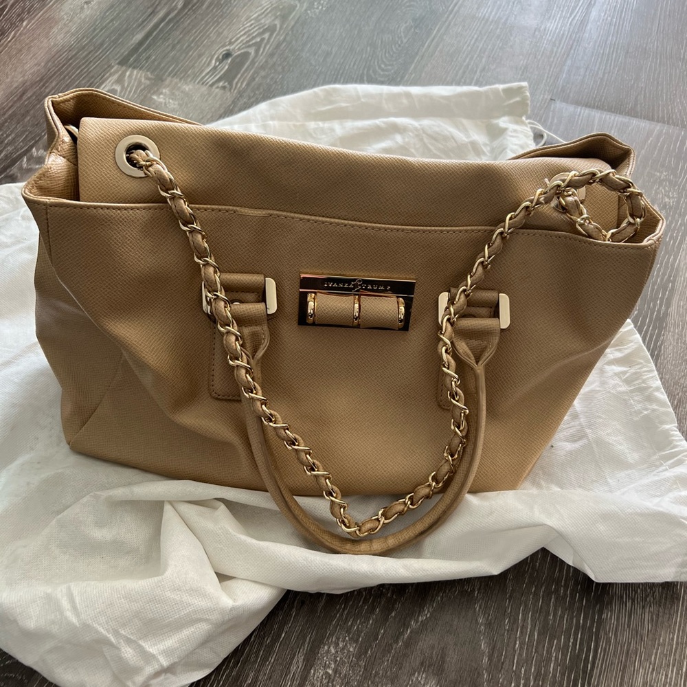 Ivanka‎ Trump Stylish Tan Chain Strap Women's Bag